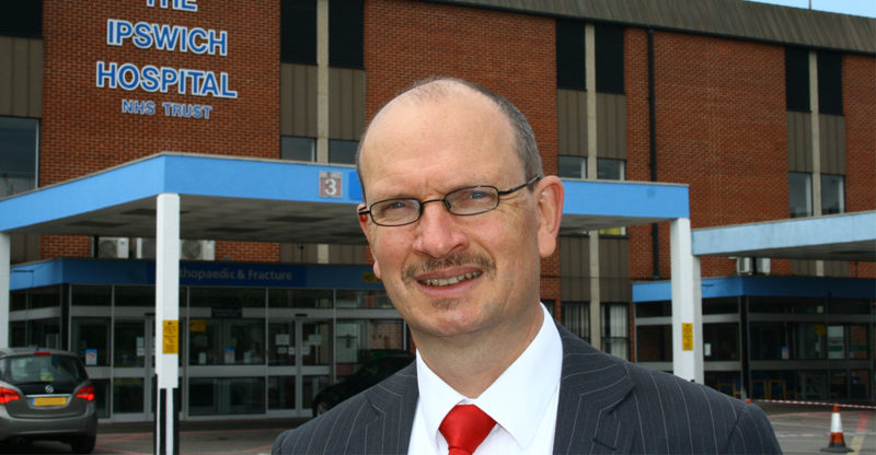 Sandy Martin at Ipswich Hospital