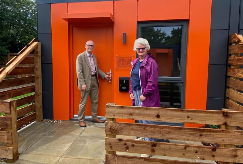 One of eight modular units on Whitton Church Lane