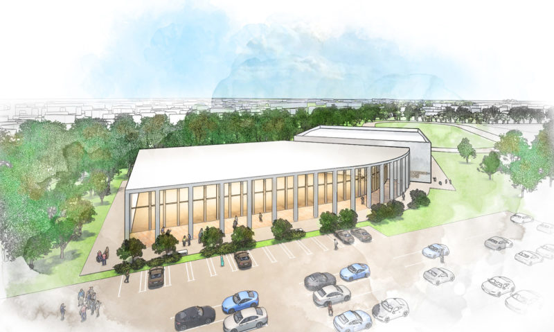 New Gainsborough Sports Centre Sketch